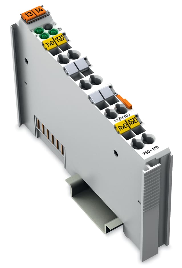 WAGO ELETTRONICA - Interfaccia seriale TTY.9600 baud.Nessuno.grigio chiaro