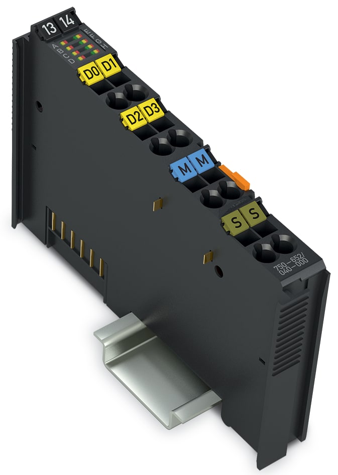 WAGO ELETTRONICA - Interfaccia seriale RS-232/485.Estrema.grigio scuro