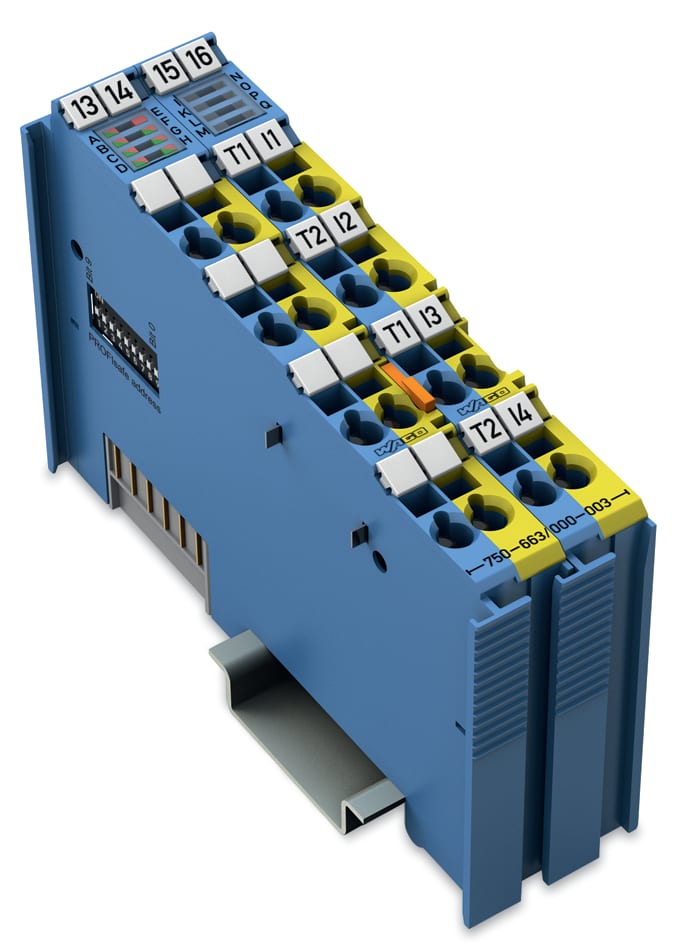 WAGO ELETTRONICA - Ingresso digitale a 4 canali a sicurezza intrinseca.24 V DC.PROFIsafe V2,0 iPar
