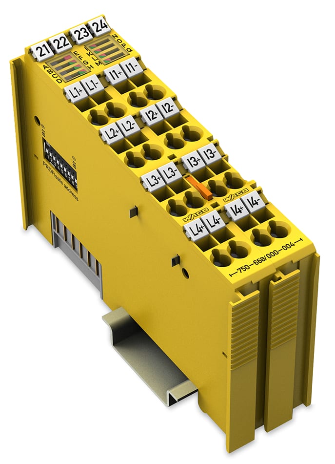 WAGO ELETTRONICA - Ingresso analogico a 4 canali fail-safe.0/4 - 20 mA.Ingresso differenziale