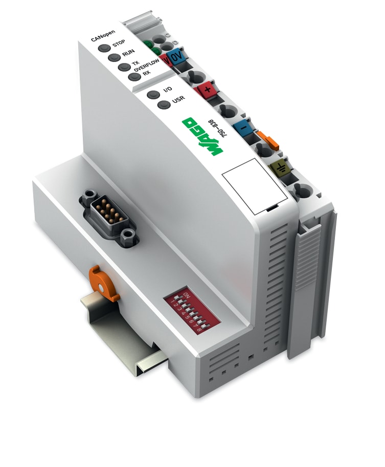 WAGO ELETTRONICA - Controllore CANopen.128/64 KB Programma/RAM.D-Sub.grigio chiaro