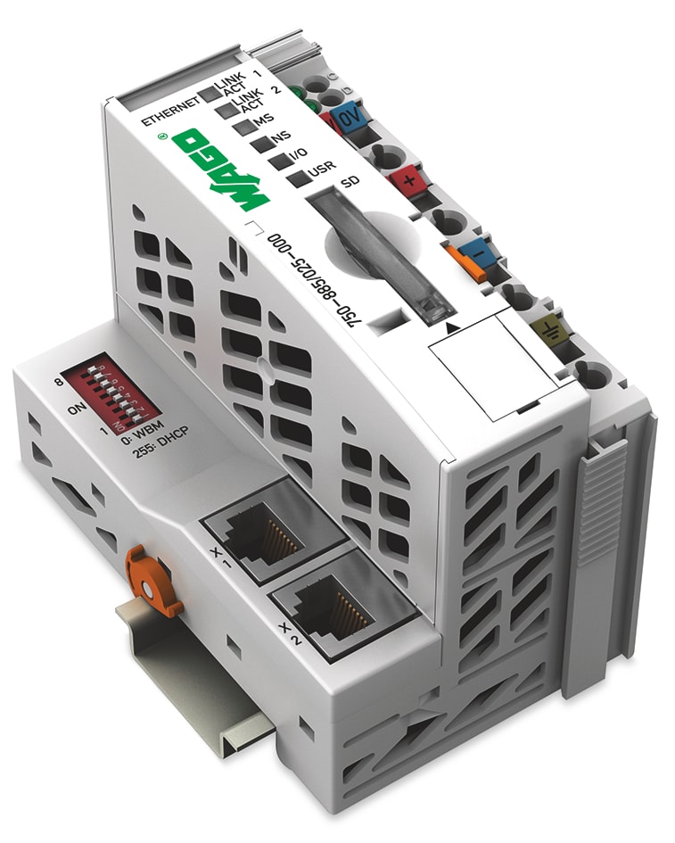 WAGO ELETTRONICA - Controllore ETHERNET.3ª generazione.Slot scheda SD