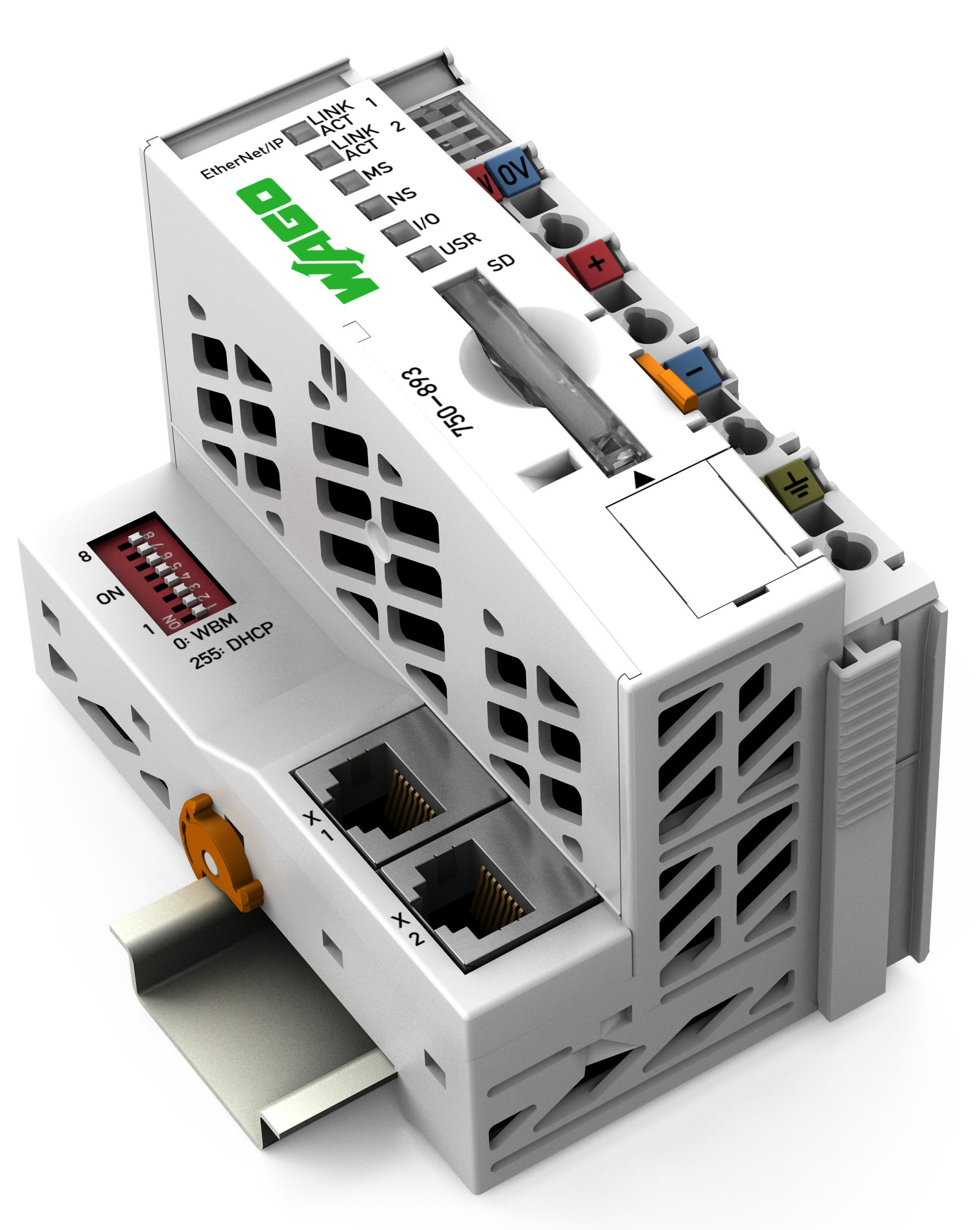 WAGO ELETTRONICA - Controllore EtherNet/IP.4ª generazione.2 x ETHERNET, slot scheda SD