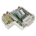 WAGO ELETTRONICA - Connettore fieldbus INTERBUS (IN).con connettore femmina D-sub.9 poli.grigio chiaro