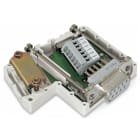 WAGO ELETTRONICA - Connettore fieldbus CANopen.con connettore femmina D-sub.9 poli.grigio chiaro