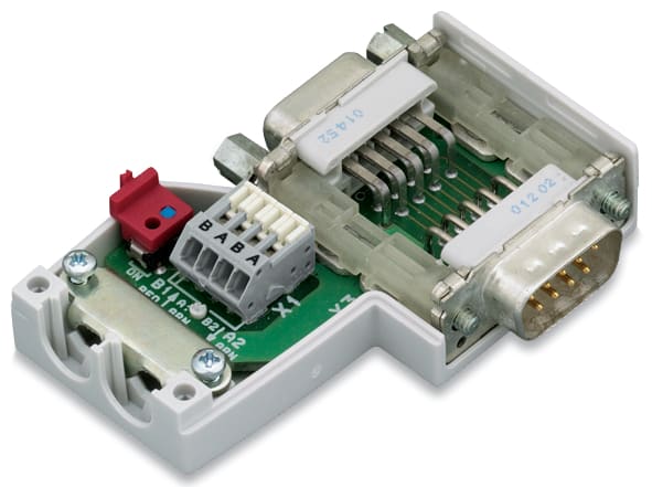 WAGO ELETTRONICA - Connettore per fieldbus PROFIBUS.grigio chiaro 750-970