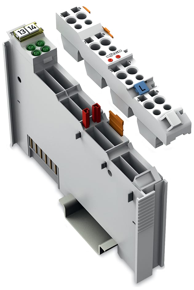 WAGO ELETTRONICA - Ingresso digitale a 4 canali.120/230 V AC.grigio chiaro