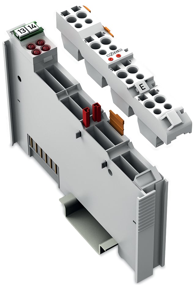 WAGO ELETTRONICA - Ingresso analogico a 4 canali.0 - 20 mA.Single-ended.grigio chiaro