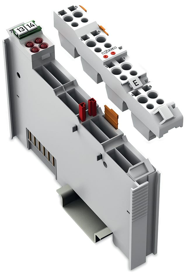 WAGO ELETTRONICA - Ingresso analogico a 4 canali.0 - 10 V DC.Single-ended.grigio chiaro