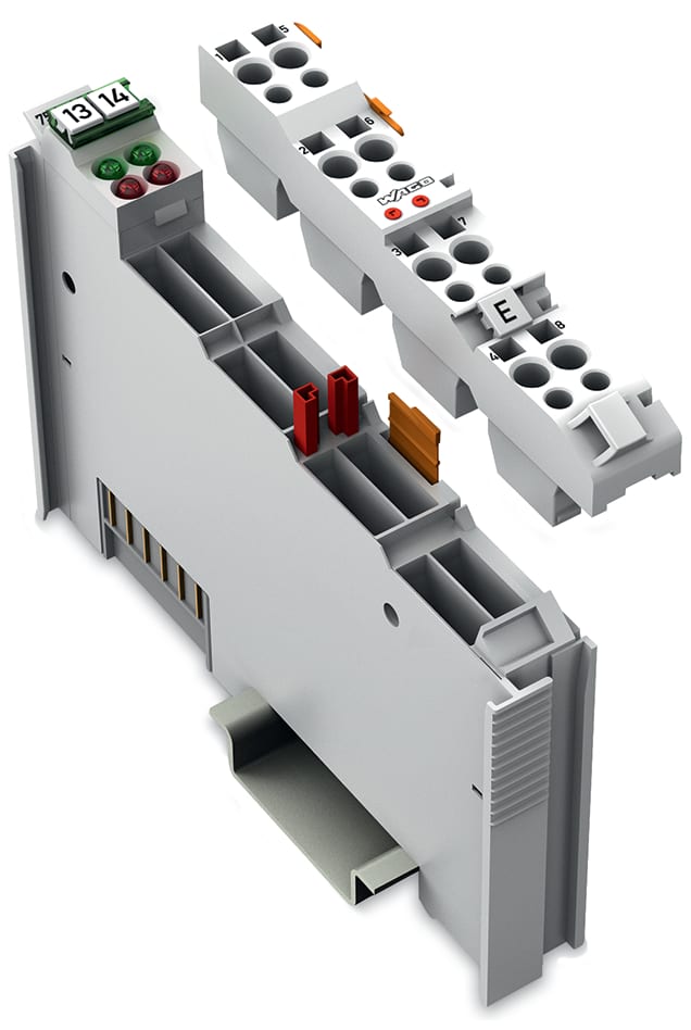 WAGO ELETTRONICA - Ingresso analogico a 2 canali.0 - 30 V DC.Ingresso differenziale.grigio chiaro