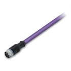 WAGO ELETTRONICA - Cavo PROFIBUS.Presa M12B. assiale.5 poli.viola