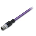 WAGO ELETTRONICA - Cavo PROFIBUS.Spina M12B. assiale.5 poli.viola