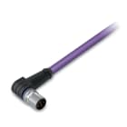 WAGO ELETTRONICA - Cavo PROFIBUS.Spina M12B. angolata.5 poli.viola