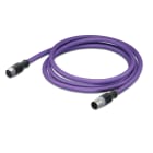 WAGO ELETTRONICA - Cavo PROFIBUS.Presa M12B. assiale.Spina M12B. assiale.viola