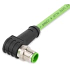 WAGO ELETTRONICA - Cavo ETHERNET.Spina M12D. angolata.4 poli.verde