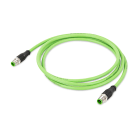 WAGO ELETTRONICA - Cavo ETHERNET.Spina M12D. assiale.Spina M12D. assiale.verde
