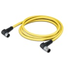 WAGO ELETTRONICA - Cavo bus di sistema.Presa M12B. angolata.Spina M12B. angolata.giallo