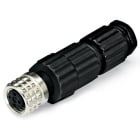 WAGO ELETTRONICA - Connettore innestabile montato.3 poli.Presa M8, assiale