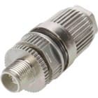 WAGO ELETTRONICA - Connettore innestabile montato.5 poli, schermato.Spina M12, assiale