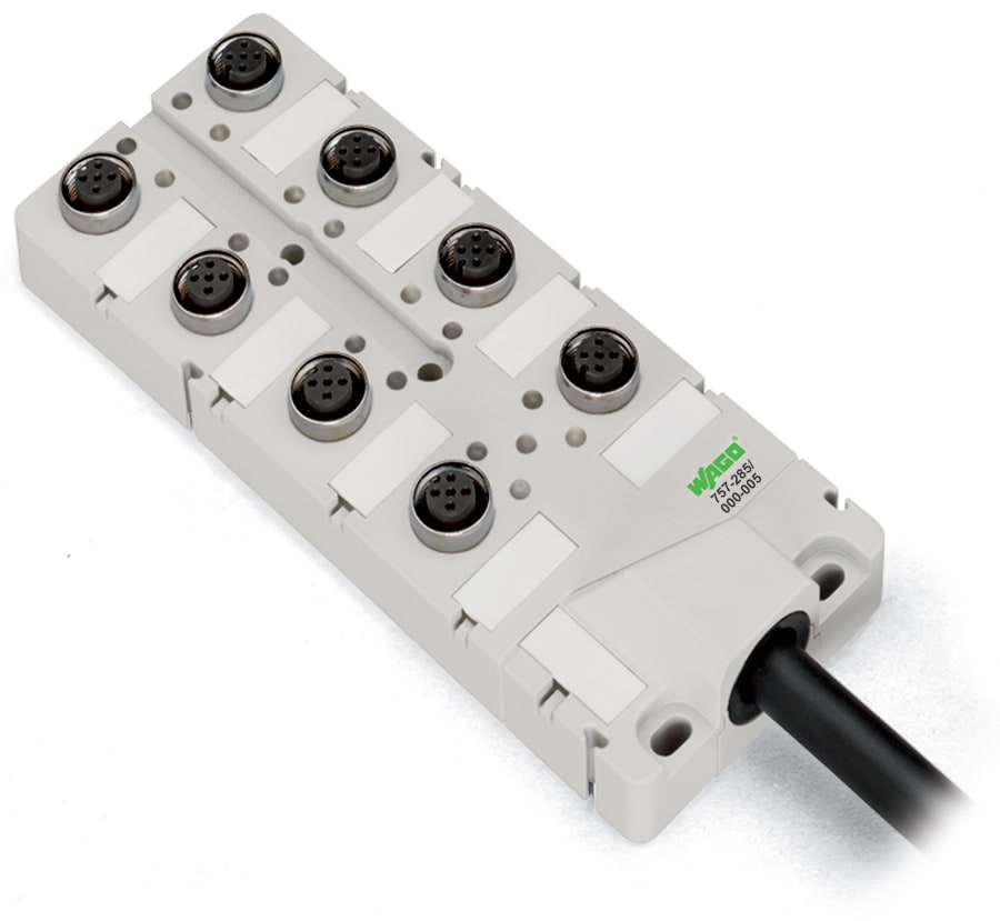 WAGO ELETTRONICA - Box per sensore/attuatore M12.8 vie.5 poli