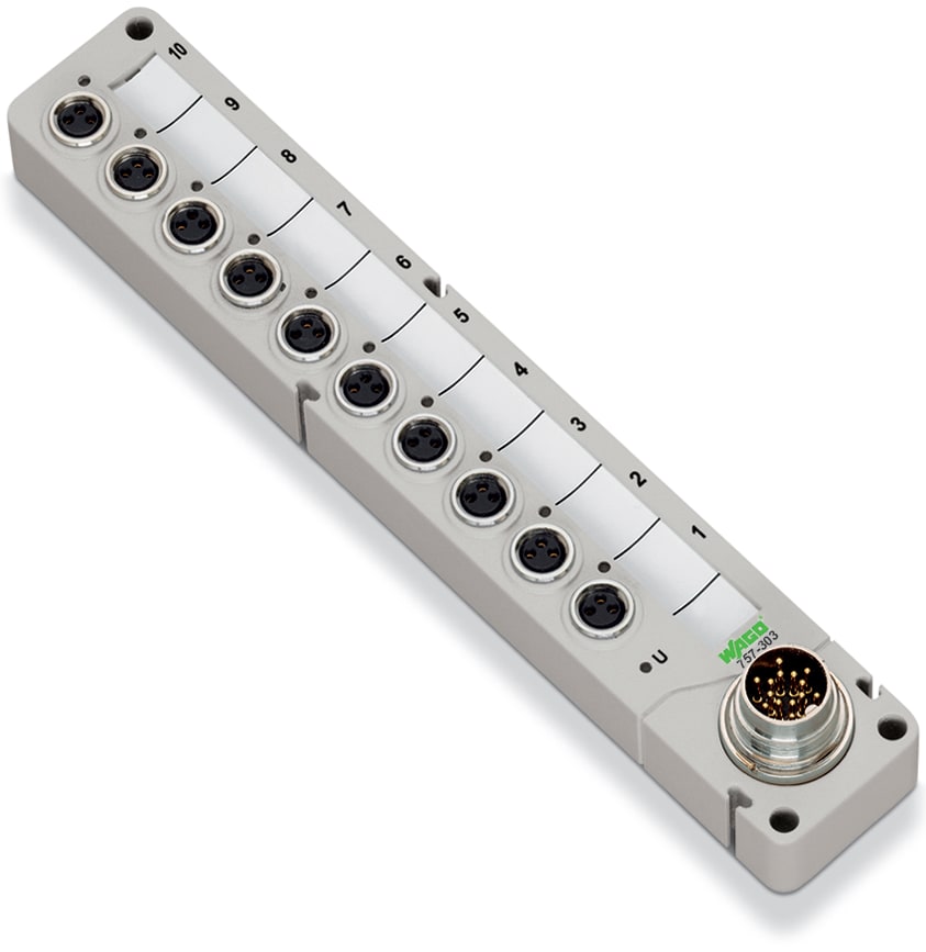 WAGO ELETTRONICA - Box per sensore/attuatore M8.10 vie.3 poli