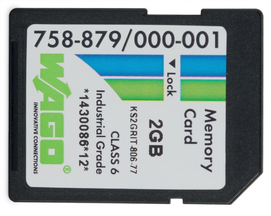WAGO ELETTRONICA - Scheda memoria SD.SLC-NAND.2 GByte 758-879/000-001