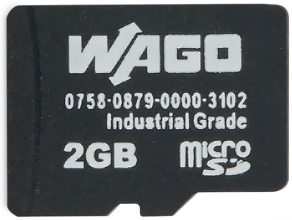 WAGO ELETTRONICA - Scheda memoria Micro SD.2 GByte 758-879/000-3102