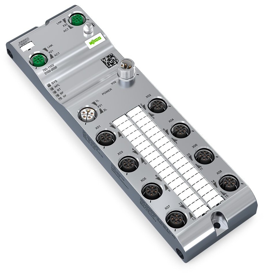WAGO ELETTRONICA - Uscita digitale a 16 canali.Profinet.24 V / 2,0 A DC