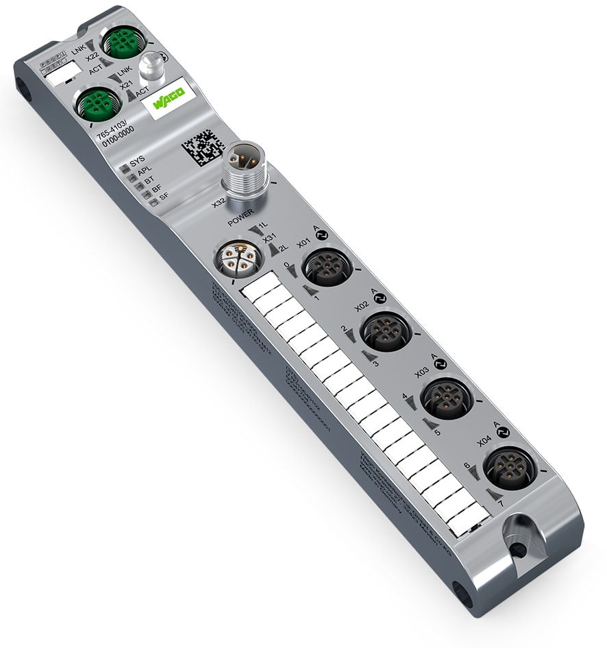 WAGO ELETTRONICA - Master IO link 4 porte classe A.Profinet.24 V / 2,0 A DC