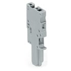 WAGO ELETTRONICA - Spina femmina per 1 conduttore.CAGE CLAMP®.4 mm².grigio