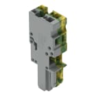 WAGO ELETTRONICA - Spina femmina per 1 conduttore.CAGE CLAMP®.4 mm².giallo-verde/grigio