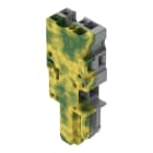WAGO ELETTRONICA - Spina femmina per 1 conduttore.CAGE CLAMP®.4 mm².grigio, giallo-verde