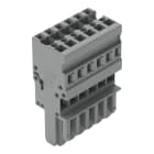 WAGO ELETTRONICA - Spina femmina per 1 conduttore.CAGE CLAMP®.4 mm².grigio