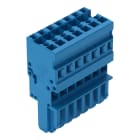 WAGO ELETTRONICA - Spina femmina per 1 conduttore.CAGE CLAMP®.4 mm².blu