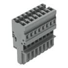 WAGO ELETTRONICA - Spina femmina per 1 conduttore.CAGE CLAMP®.4 mm².grigio