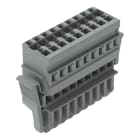 WAGO ELETTRONICA - Spina femmina per 1 conduttore.CAGE CLAMP®.4 mm².grigio