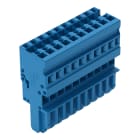 WAGO ELETTRONICA - Spina femmina per 1 conduttore.CAGE CLAMP®.4 mm².blu