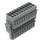 WAGO ELETTRONICA - Spina femmina per 1 conduttore.CAGE CLAMP®.4 mm².grigio