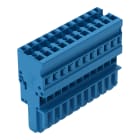 WAGO ELETTRONICA - Spina femmina per 1 conduttore.CAGE CLAMP®.4 mm².blu