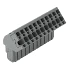 WAGO ELETTRONICA - Connettore femmina 1 conduttore, ang..CAGE CLAMP®.4 mm².grigio