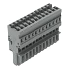 WAGO ELETTRONICA - Spina femmina per 1 conduttore.CAGE CLAMP®.4 mm².grigio