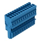 WAGO ELETTRONICA - Spina femmina per 1 conduttore.CAGE CLAMP®.4 mm².blu