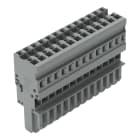 WAGO ELETTRONICA - Spina femmina per 1 conduttore.CAGE CLAMP®.4 mm².grigio