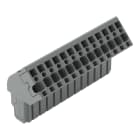 WAGO ELETTRONICA - Connettore femmina 1 conduttore, ang..CAGE CLAMP®.4 mm².grigio