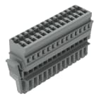 WAGO ELETTRONICA - Spina femmina per 1 conduttore.CAGE CLAMP®.4 mm².grigio