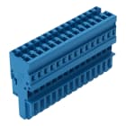 WAGO ELETTRONICA - Spina femmina per 1 conduttore.CAGE CLAMP®.4 mm².blu