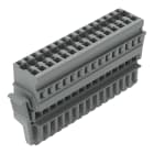 WAGO ELETTRONICA - Spina femmina per 1 conduttore.CAGE CLAMP®.4 mm².grigio