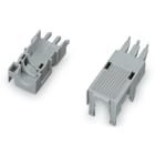 WAGO ELETTRONICA - Custodia antistrappo.per connettori maschio e femmina.due parti.grigio
