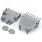 WAGO ELETTRONICA - Custodia antistrappo.per connettori maschio e femmina.due parti.grigio