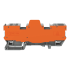 WAGO ELETTRONICA - Morsetto per moduli a innesto diretto per 1 conduttore/1 pin.8 poli.con 2 posizioni per ponticelli.grigio